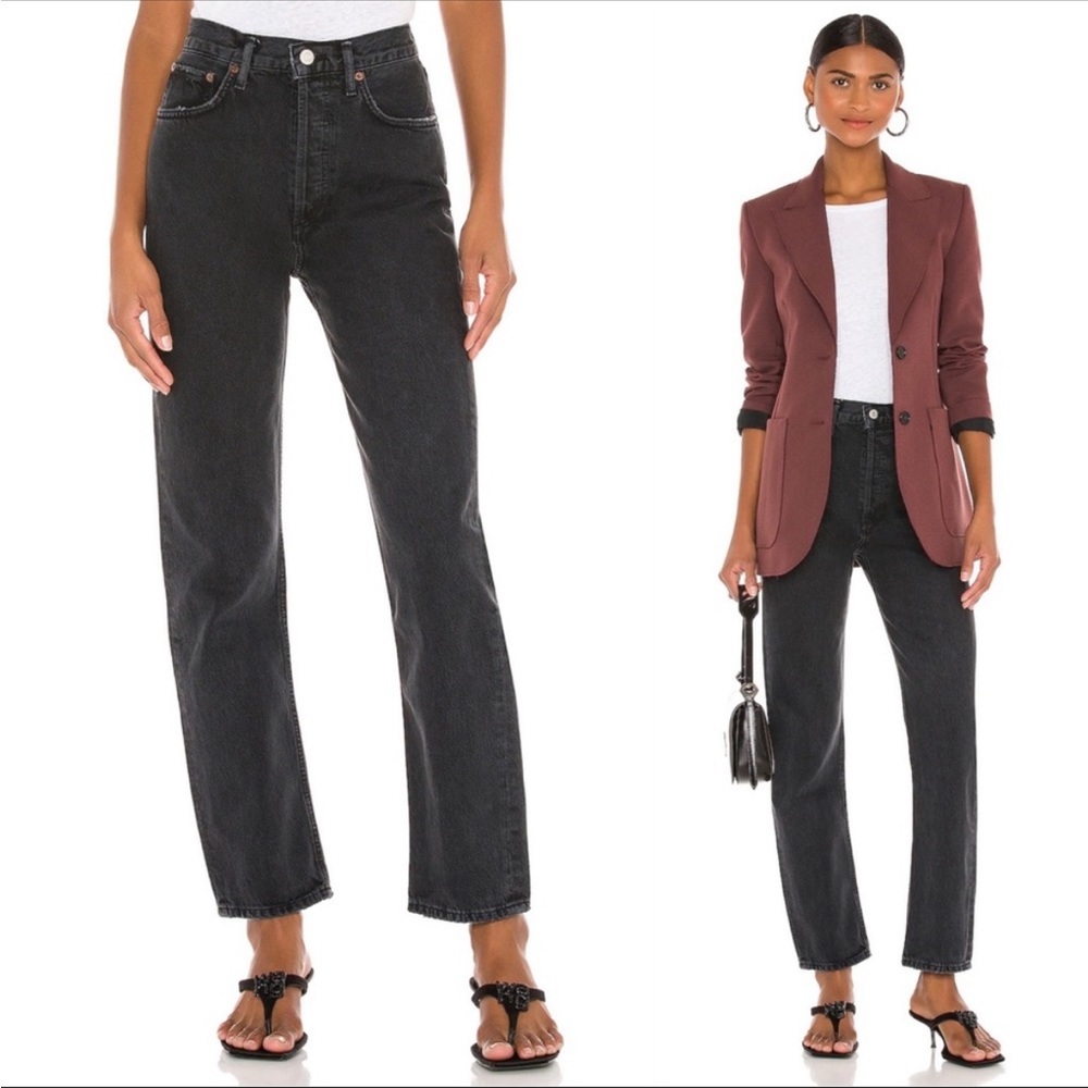 REVOLVE AGOLDE 90’s Pinch Waist in Black Tea